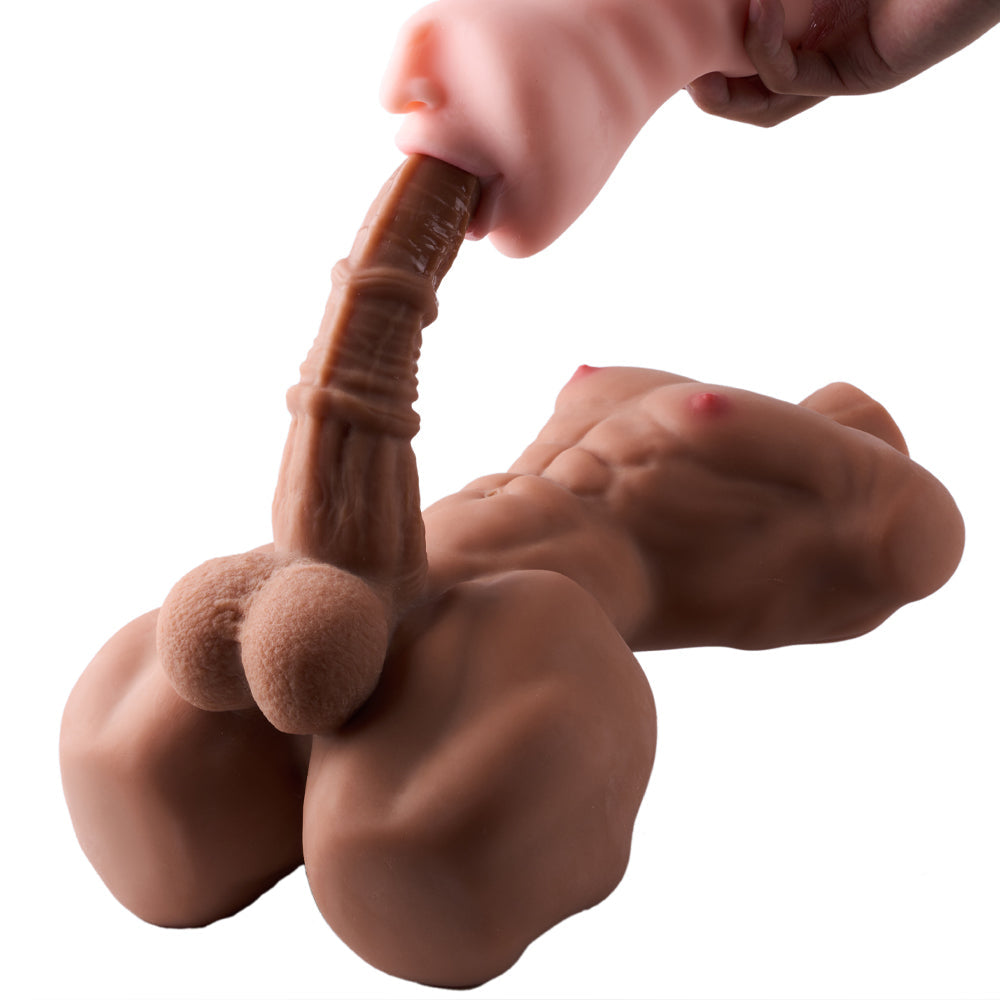 Arthur: Torso Male Sex Doll With Horse Dildo Universal Sex Toys for Men & Women