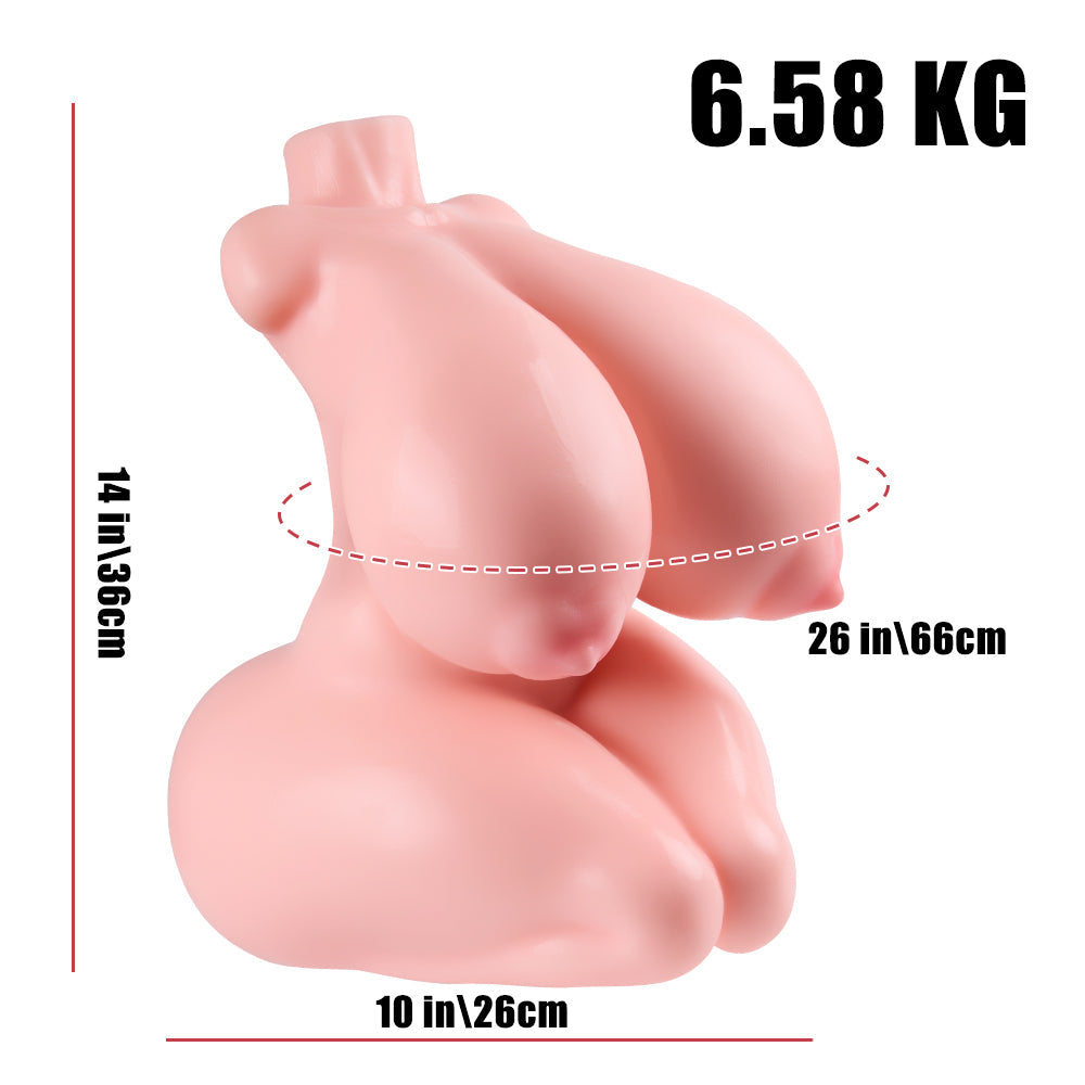 Avatar: 14.5 LB Maid Sex Doll for Men Big Jelly Breast Torso Sex Doll