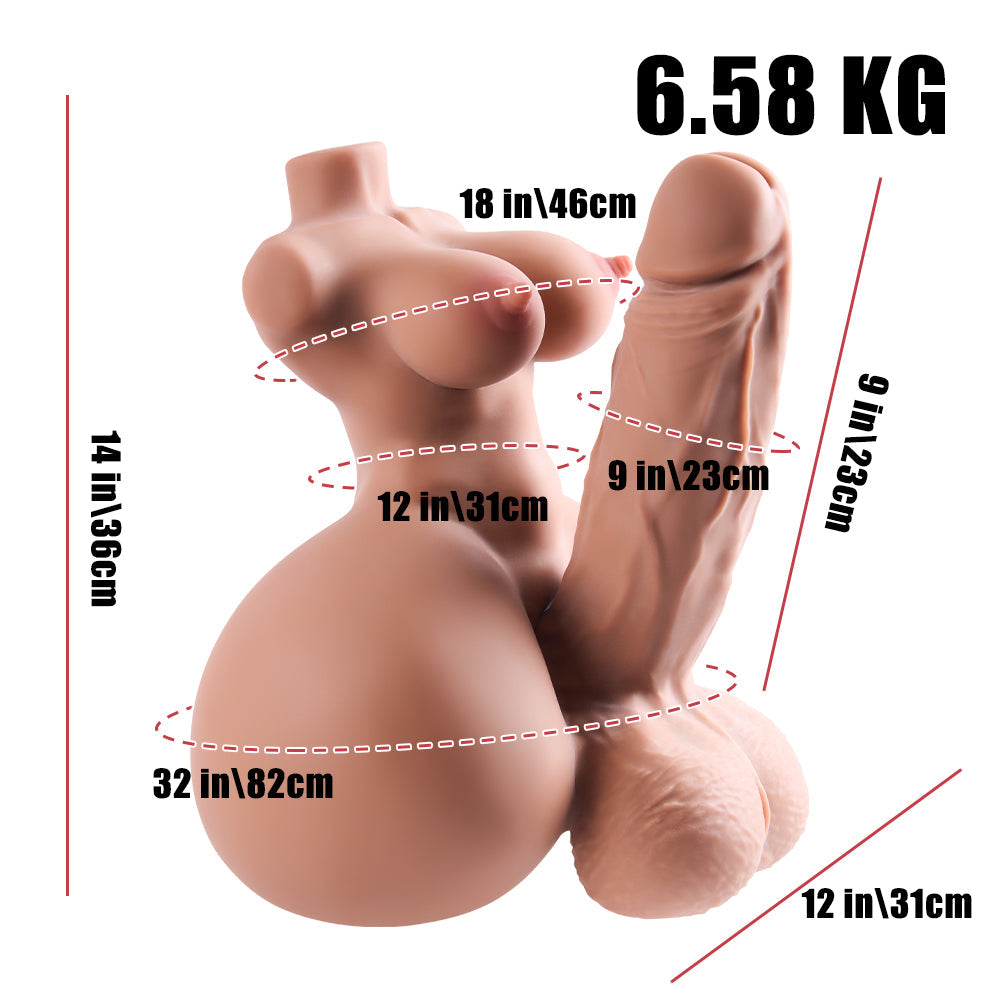 Tori: Big Penis Futa Torso Sex Doll Trans Sex Doll